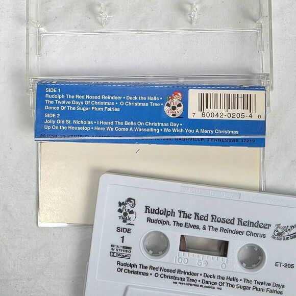 Rudolph the Red Nosed Reindeer Christmas Cassette - Picture 3 of 3